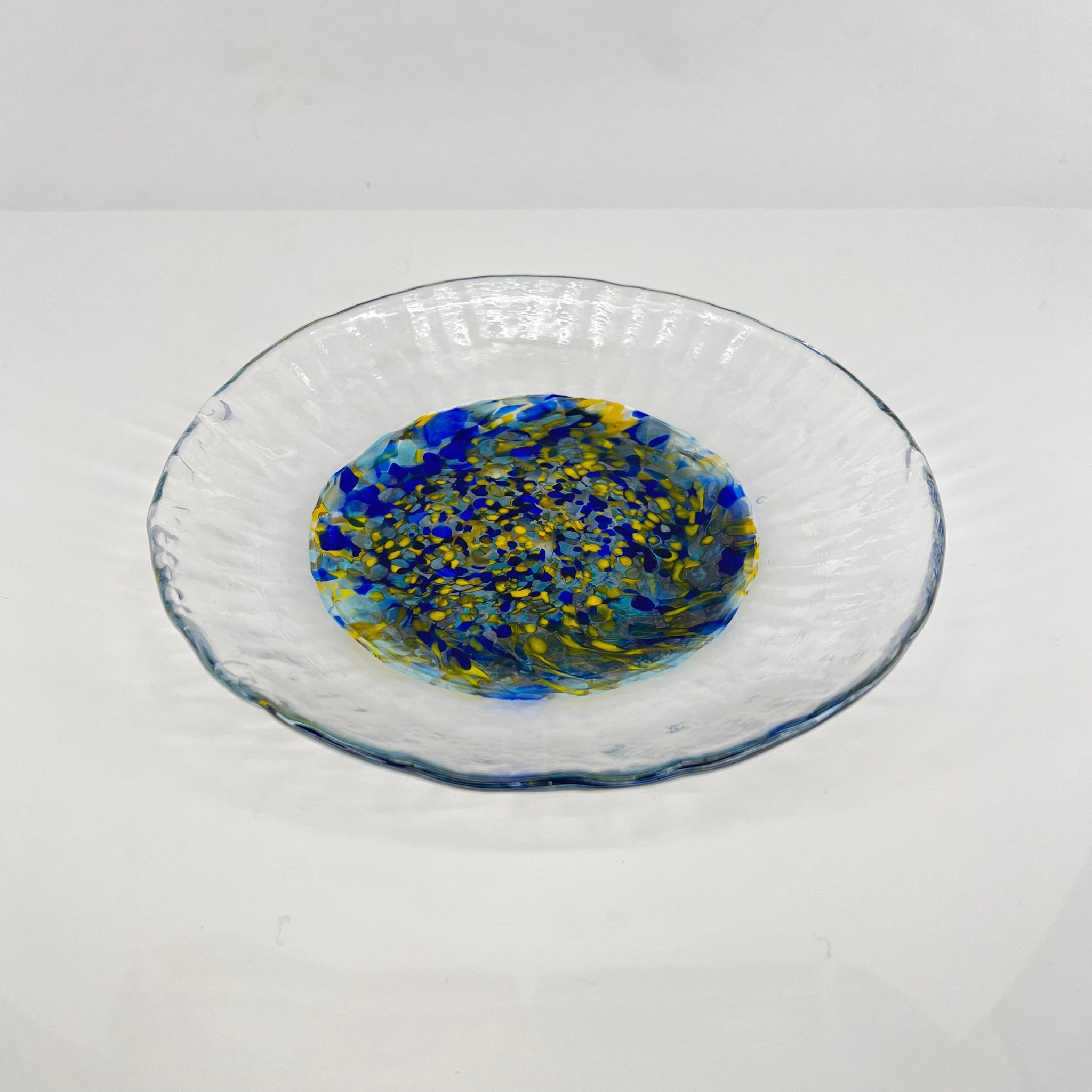 Set of 2 Handmade Murano Glass Plates